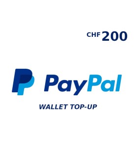 PayPal Wallet CHF 200 Top Up Key GLOBAL